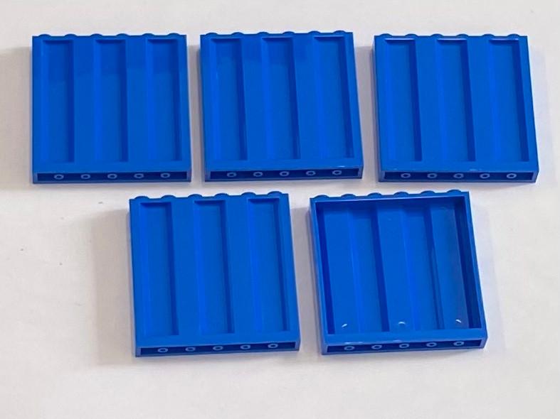 Partij 5x 1x6x5 Lego container panelen in diverse kleuren, Ophalen of Verzenden, Nieuw, Losse stenen, Lego