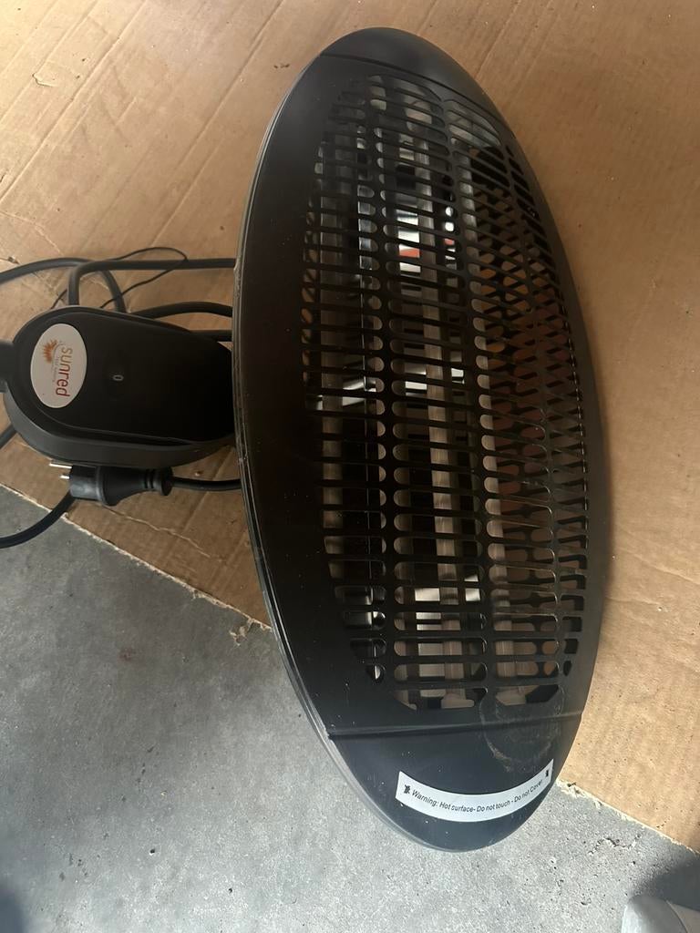 elektrische kachel, Tuin en Terras, Ophalen of Verzenden, Zo goed als nieuw