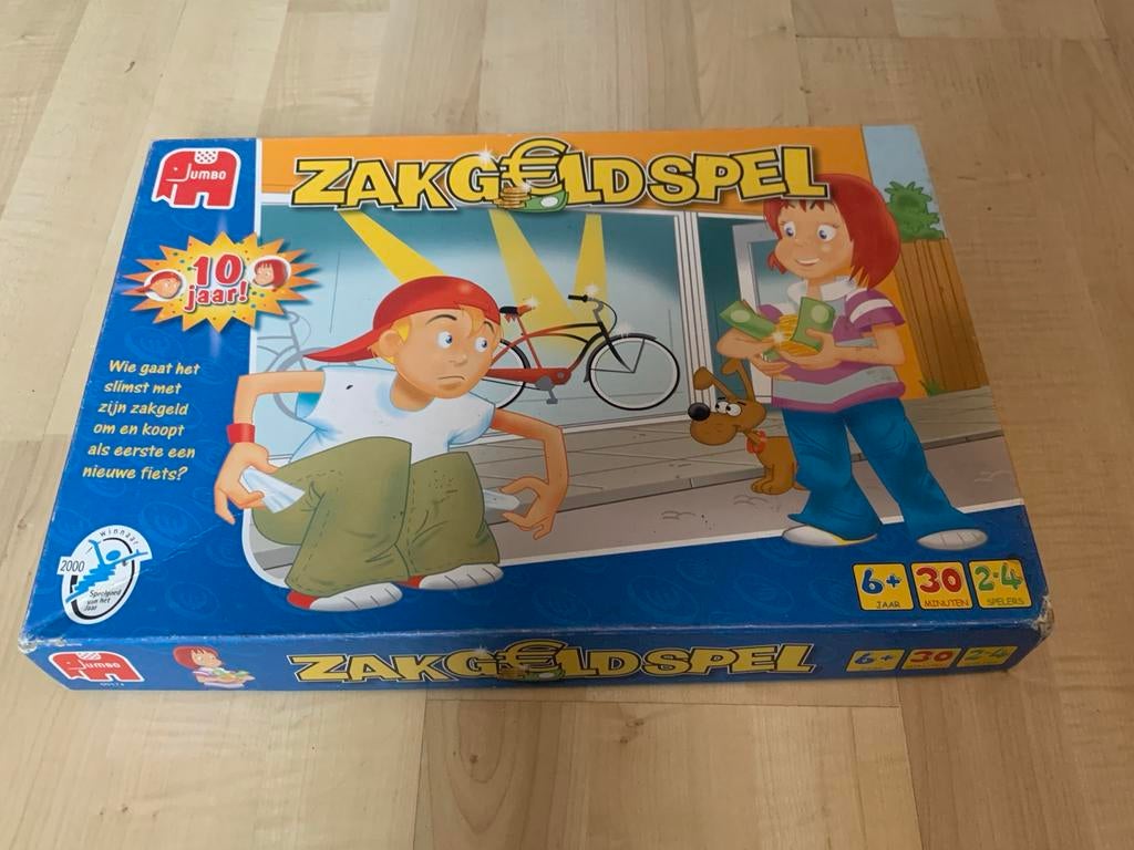 Jumbo Zakgeldspel - Compleet!, Hobby en Vrije tijd, Gezelschapsspellen | Bordspellen, Drie of vier spelers, Ophalen of Verzenden