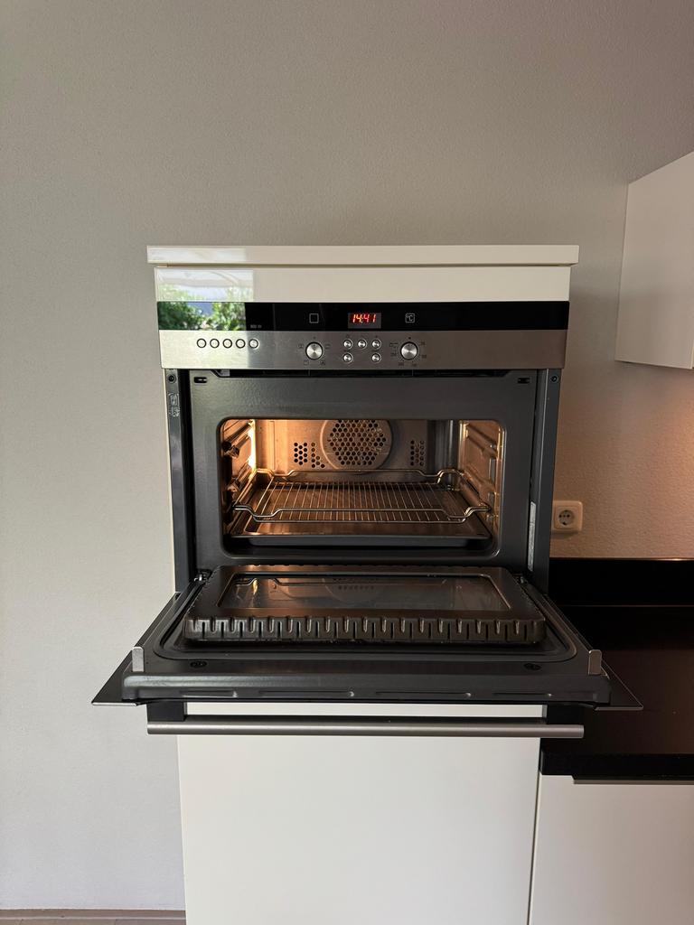 Complete Nette Moderne Hoekkeuken + Apparatuur GEDEMONTEERD, Wit, Hoekkeuken, Ophalen of Verzenden, Composiet