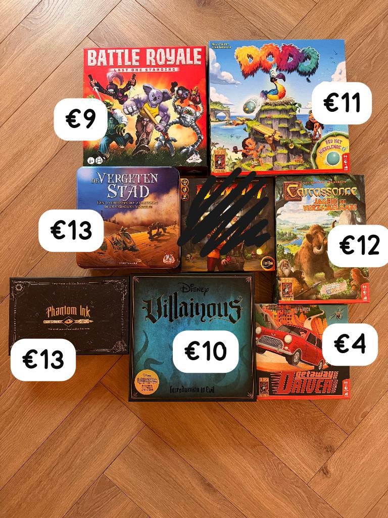 Diverse Bordspellen, Hobby en Vrije tijd, Gezelschapsspellen | Bordspellen, Gebruikt, Ophalen of Verzenden