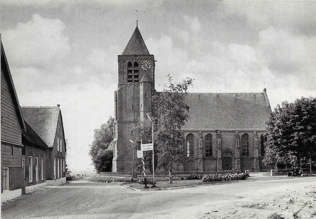 AK Giessen-Oudekerk - Ned. Herv. Kerk, Ophalen of Verzenden, 1960 tot 1980, Ongelopen, Noord-Brabant
