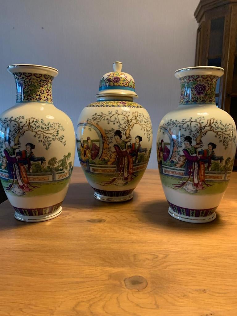 Chinese vazen, Ophalen