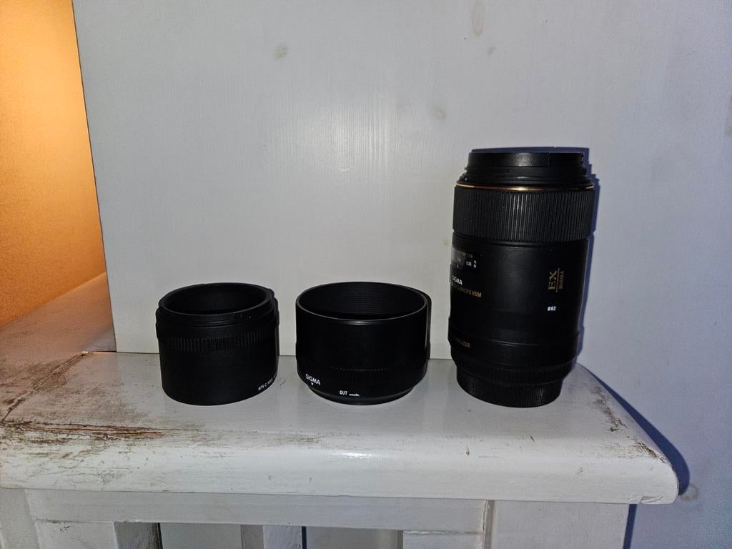 Sigma 105mm f/2.8 EX DG OS HSM Macro, Ophalen of Verzenden, Macrolens