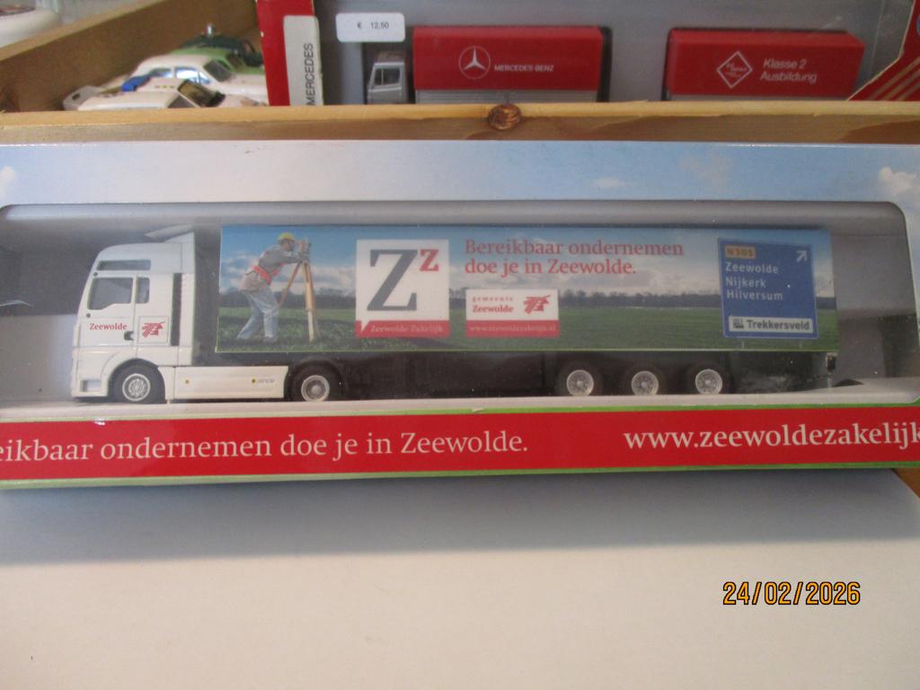 modelauto 1:87 MAN trailer promotoys wsi zeewolde, Verzenden, Zo goed als nieuw, Auto, Overige merken