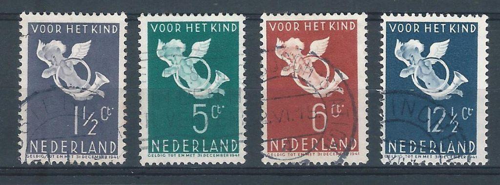 B972 - Nederland - NVPH 289-292 (gestempeld), Postzegels en Munten, Ophalen of Verzenden, T/m 1940, Gestempeld