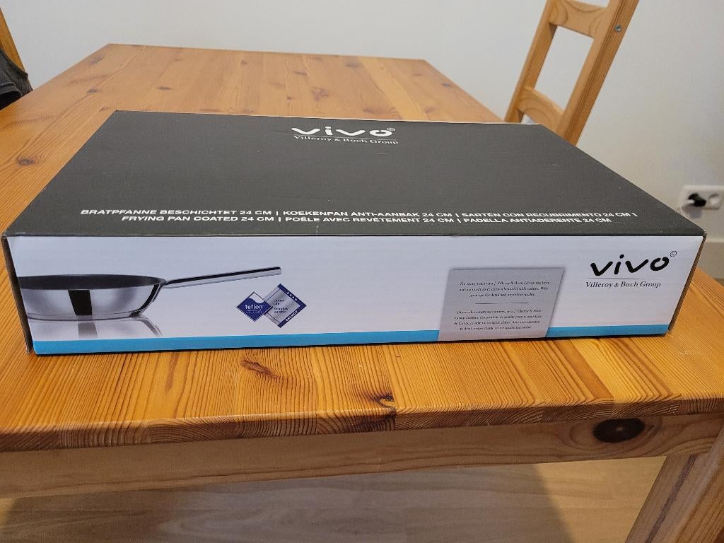 VIVO Villeroy&Boch Albert Heijn AH koekenpan 24cm, Ophalen, Nieuw, Rvs, Keramische plaat