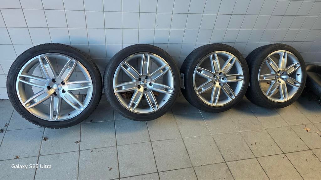 Maserati 20 inch velgenset met winterbanden, Auto-onderdelen, Banden en Velgen, Ophalen, Banden en Velgen, Winterbanden, Personenwagen