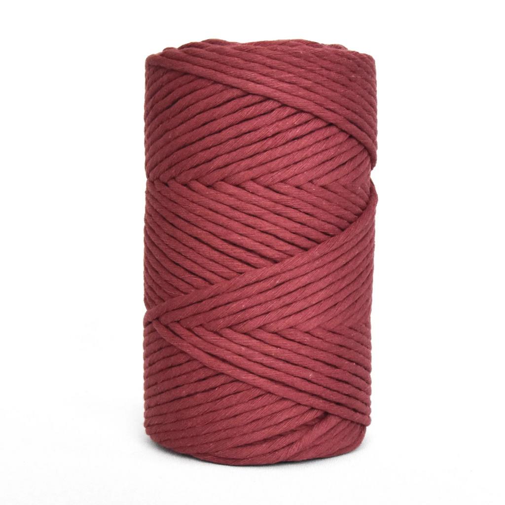SALE 140 meter 3 mm macrame weef garen rood 500 gram katoen, Ophalen of Verzenden, Nieuw