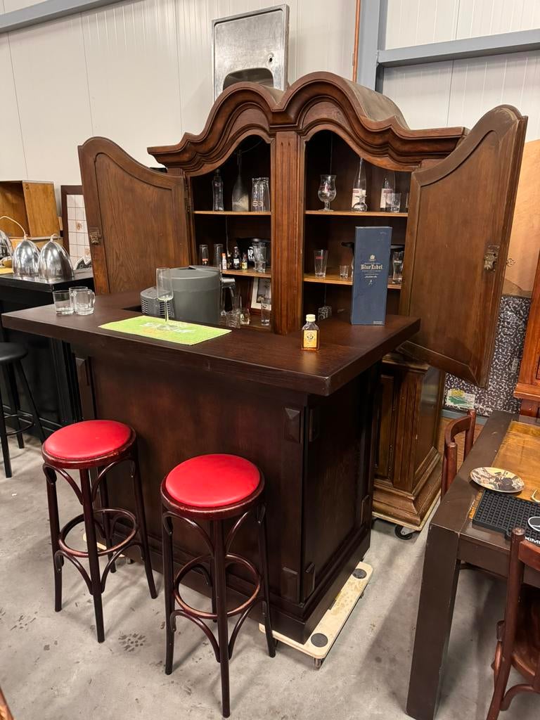 Huisbar thuisbar barretje toog kast bar kroeg café mancave, Ophalen of Verzenden, Zo goed als nieuw