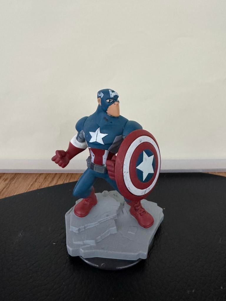 Disney Infinity 2.0 Marvel Captain America Figuur, Ophalen of Verzenden, Gebruikt