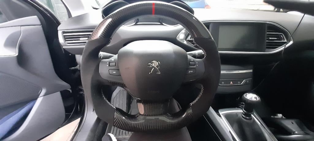 Custom carbon stuur Peugeot 308, Ophalen of Verzenden, Gebruikt, Peugeot