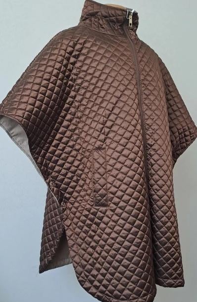 Marina Rinaldi Poncho jas bruin 48/50-52, Ophalen of Verzenden, Nieuw, Maat 46/48 (XL) of groter, Bruin