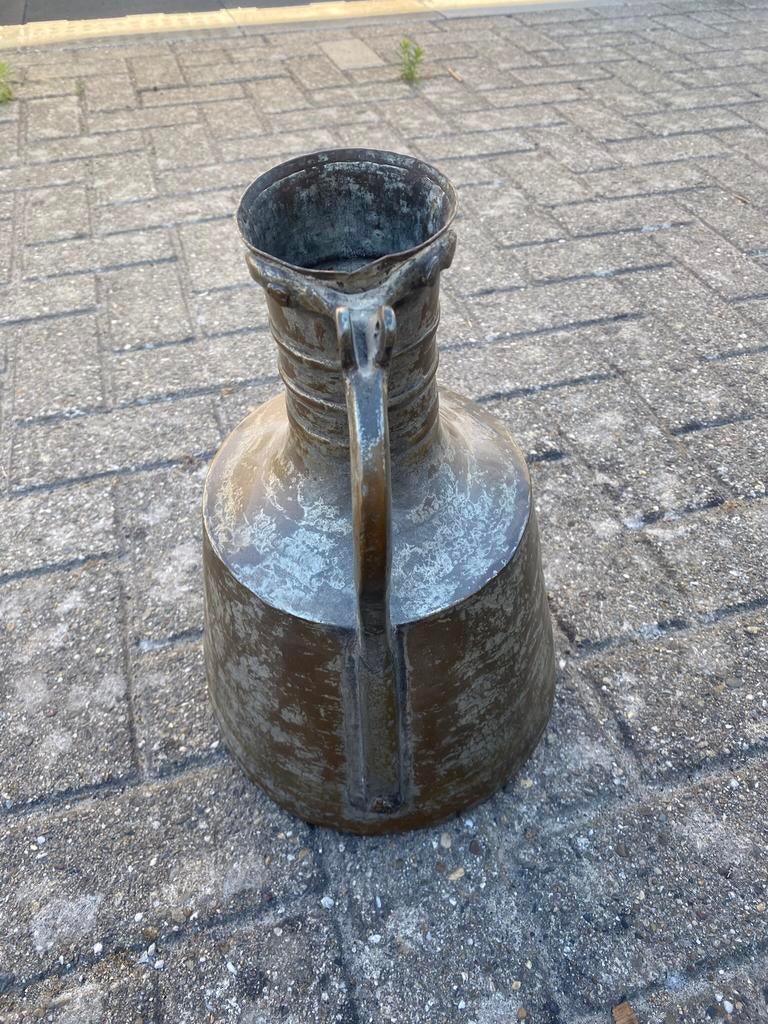 Vintage / Retro /Antieke Grote Waterkan / Vaas, Ophalen of Verzenden, Brons