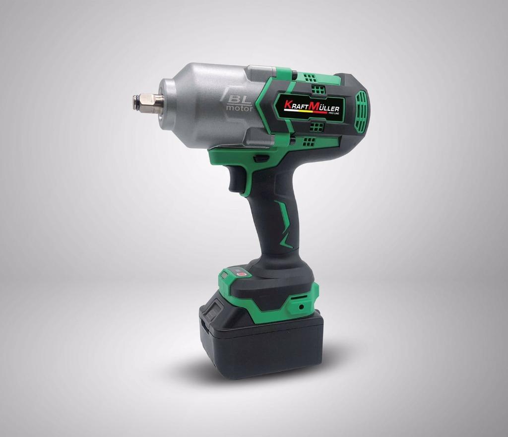 Slagmoersleutel Kraft Müller pro 48 volt 6Ah lithium1300 Nm, Ophalen of Verzenden, Nieuw