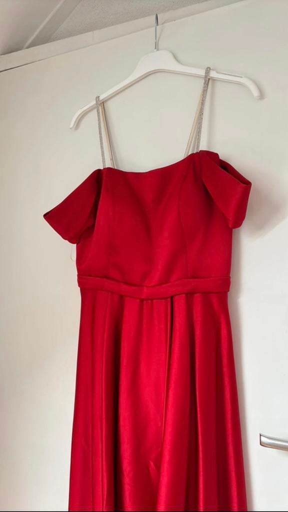 abiye / galajurk, Kleding | Dames, Ophalen of Verzenden, Zo goed als nieuw, Rood, Galajurk