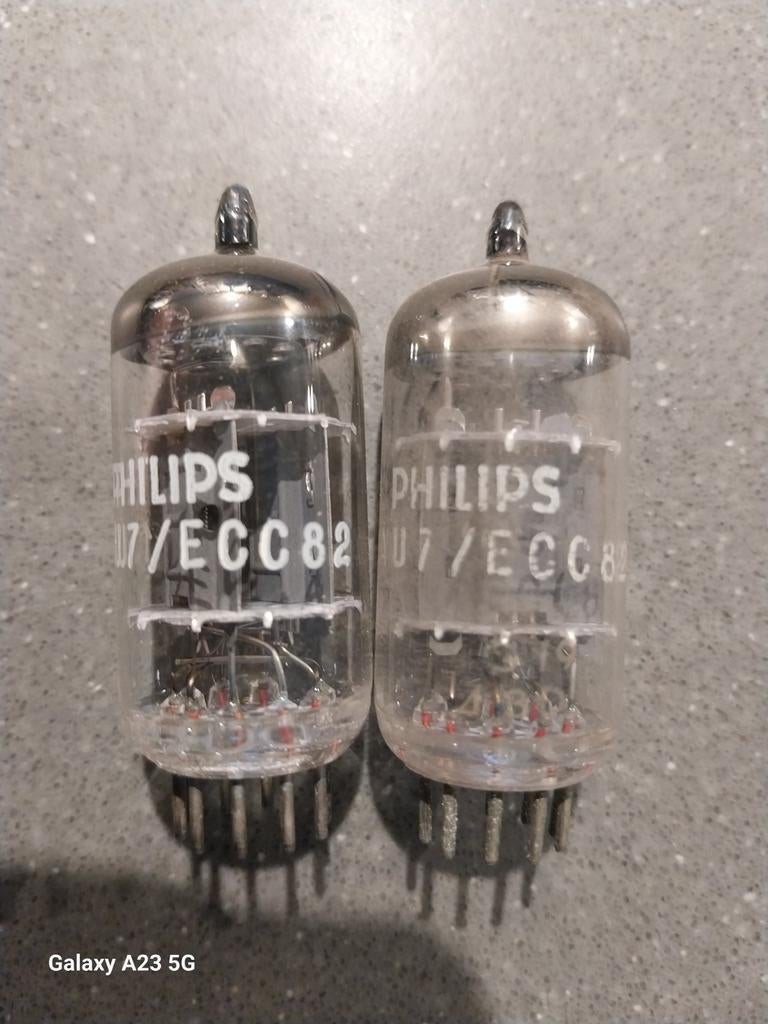 Te koop paartje Philips ECC82 NOS Heerlen., Nnn, Verzenden, Buis of Buizen, Philips