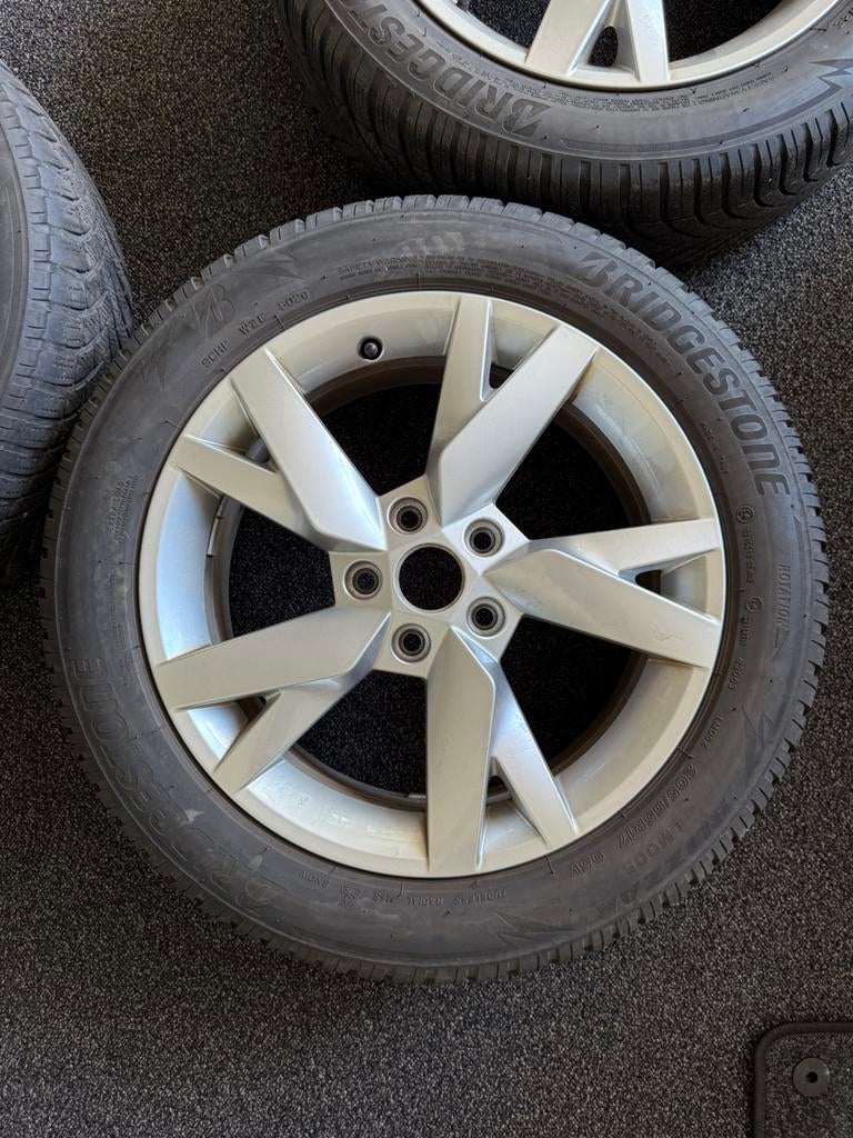 Skoda Octavia velgen 17 Inch 5x112, Audi, Seat, Skoda, Volks, Ophalen, Gebruikt, 17 inch, Band(en)