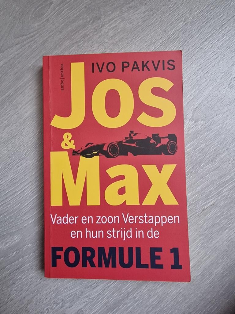 Jos & Max: Vader en zoon Verstappen in de Formule 1, Ophalen of Verzenden, Zo goed als nieuw, Ivo Pakvis, Sport