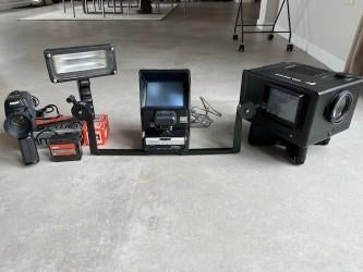 Videocamera super-8 plus toebehoren, Ophalen, 8mm, Camera