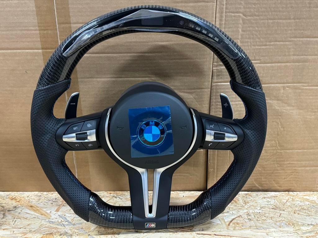 BMW CARBON LED M-stuurwiel 5-6-7-8 Serie F10 F90 F12 F01 F, Ophalen of Verzenden, Nieuw, BMW
