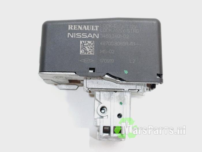 Elektronisch kontaktslot van een Renault Clio