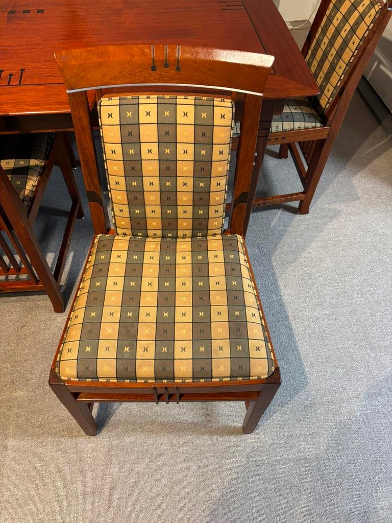 Schuitema decoforma eetkamerstoelen “Helen”, Ophalen of Verzenden, Zo goed als nieuw, Hout, Vijf, Zes of meer stoelen