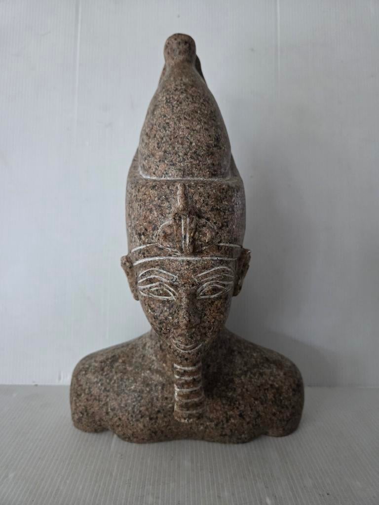 stenen beeld van de God Osiris - Egypte, Gebruikt, Onbekend, Ophalen of Verzenden, Onbekend