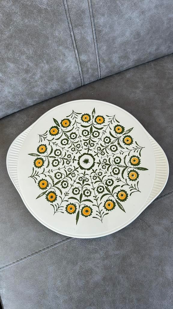Taart of vlaaischaal vintage, Antiek en Kunst, Curiosa en Brocante, Ophalen
