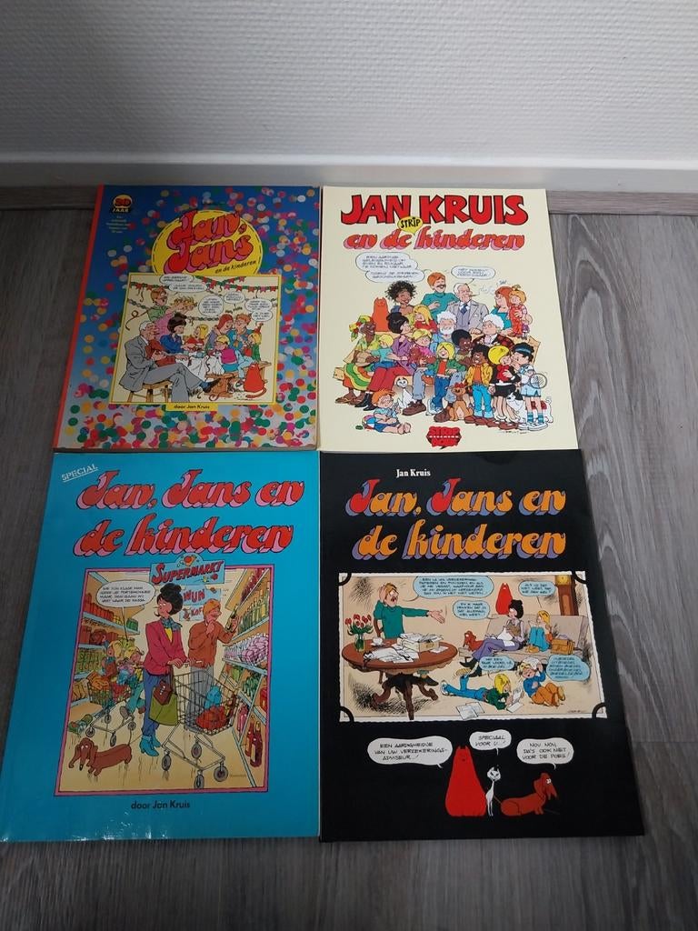 Jan jans en de kinderen., Boeken, Meerdere stripboeken, Ophalen of Verzenden, Gelezen