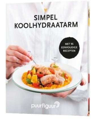 simpel koolhydraatarm puurfiguur 9789083197814, Ophalen of Verzenden, Zo goed als nieuw