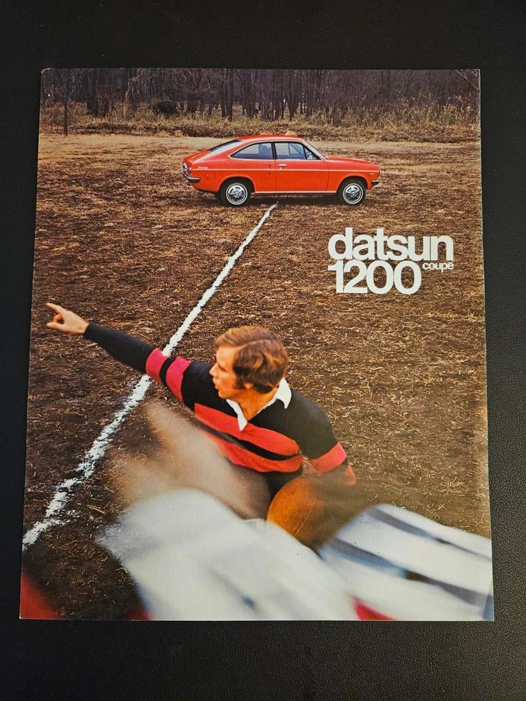 Brochure Datsun 1200 Coupé, Ophalen of Verzenden, Zo goed als nieuw, Overige merken