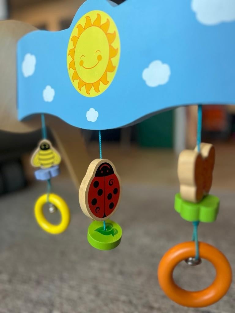 Houten babygym, Ophalen, Zo goed als nieuw, Babygym