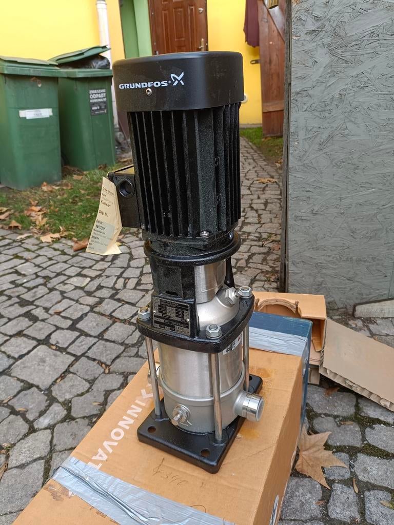 Grundfos CRN 5-5 0,75 kW RVS Hogedrukpomp 400V – Nieuw – Dru, Ophalen of Verzenden, Nieuw