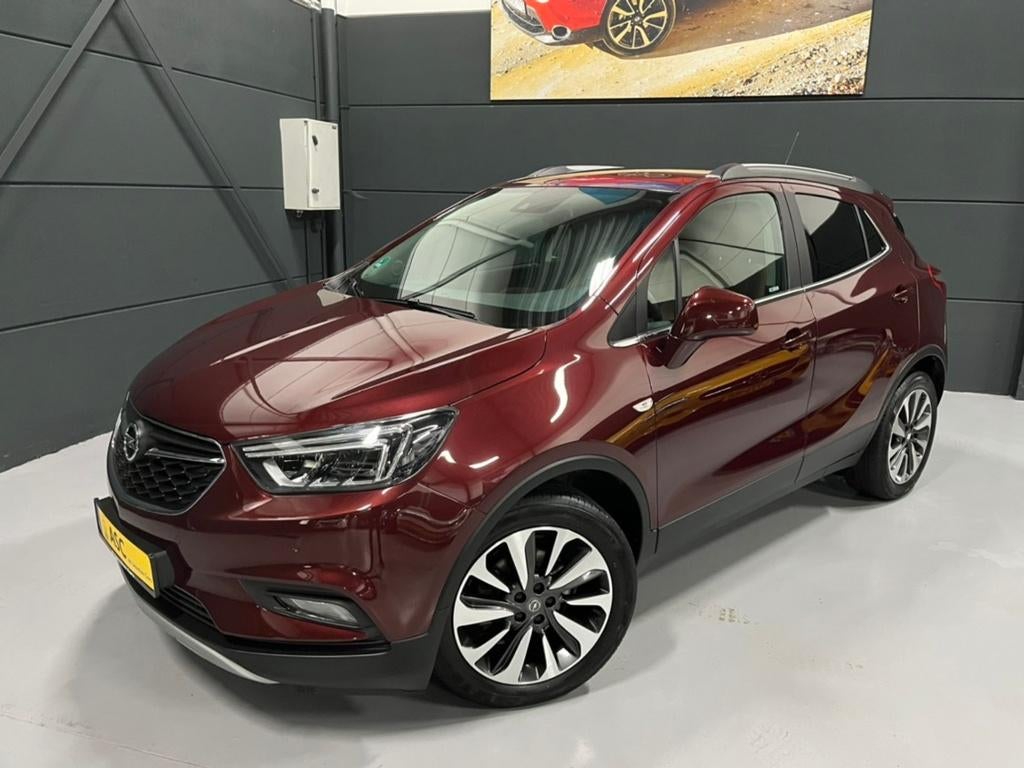 Opel MokkaX 1.4 Turbo 140pk Start/stop 2017 Rood, Auto's, Opel, Voorwielaandrijving, Leder, 1200 kg, Handgeschakeld