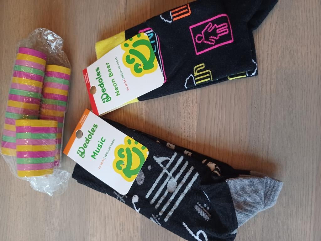 Funky Sokken - Nieuw en Uniek!, Sokken en Kniesokken, Overige kleuren, Nieuw, Ophalen of Verzenden