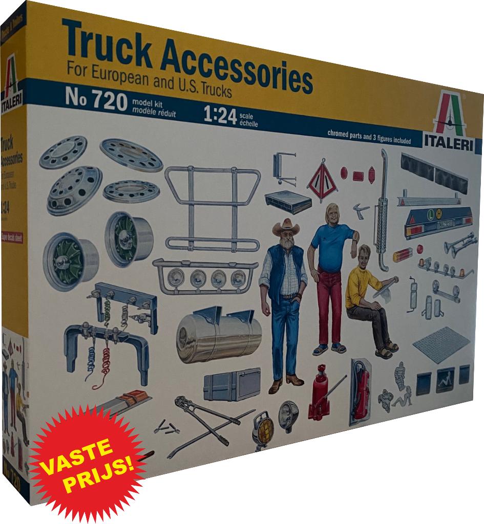 Truck Accessories (Italeri 720) 1/24, Italeri, Groter dan 1:32, Nieuw, Ophalen of Verzenden