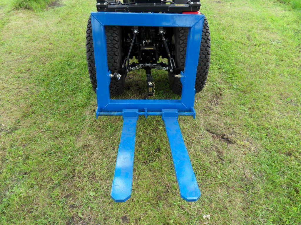 Pallet drager verstelbaar voor Minitractor of Compacttractor, Zakelijke goederen, Ophalen of Verzenden, Glastuinbouw, Overige typen
