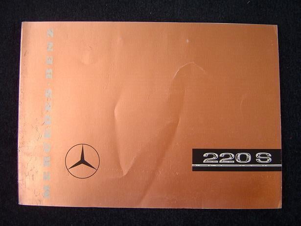 Mercedes 220S 1958 ?? Ponton verkoop brochure, Ophalen of Verzenden
