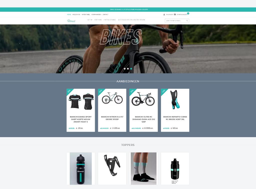 Bimici de Bianchi lifestyle store wielerkleding fietsen, Snelservice, Fietsreparatie