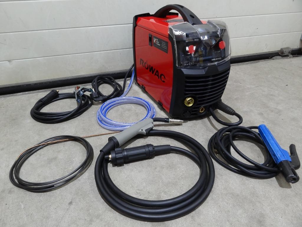 NIEUW Mig/Mag laspparaat Rowac Mig 200p DUBBEL PULSE! 230V, Doe-het-zelf en Verbouw, Gereedschap | Lasapparaten, Ophalen of Verzenden