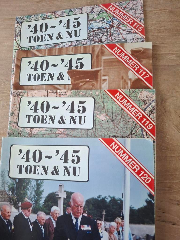 4 tijdschriften '40-'45 toen en nu., Boeken, Oorlog en Militair, Ophalen of Verzenden, Tweede Wereldoorlog