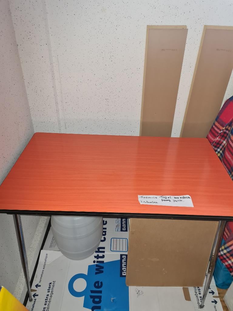 oa-Vintage tafel&stoelen nw grill., Ophalen, Gebruikt