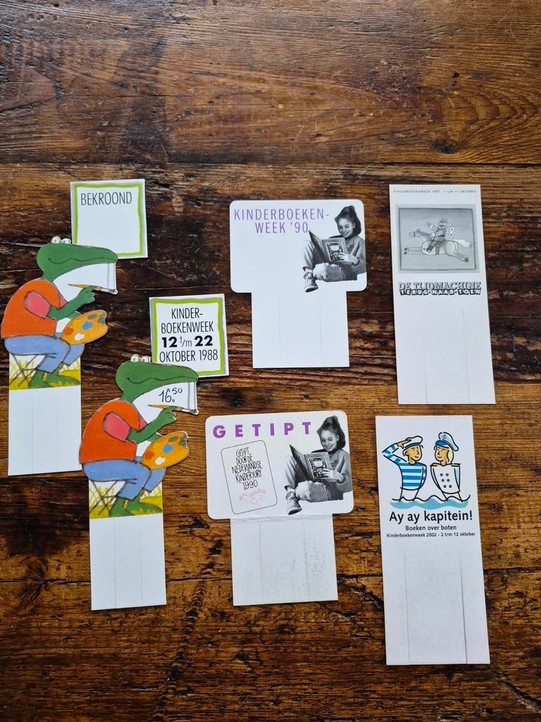 Kinderboekenweek Opzetkaartjes Collectie, Verzamelen, Ophalen of Verzenden, Gebruikt, Kind