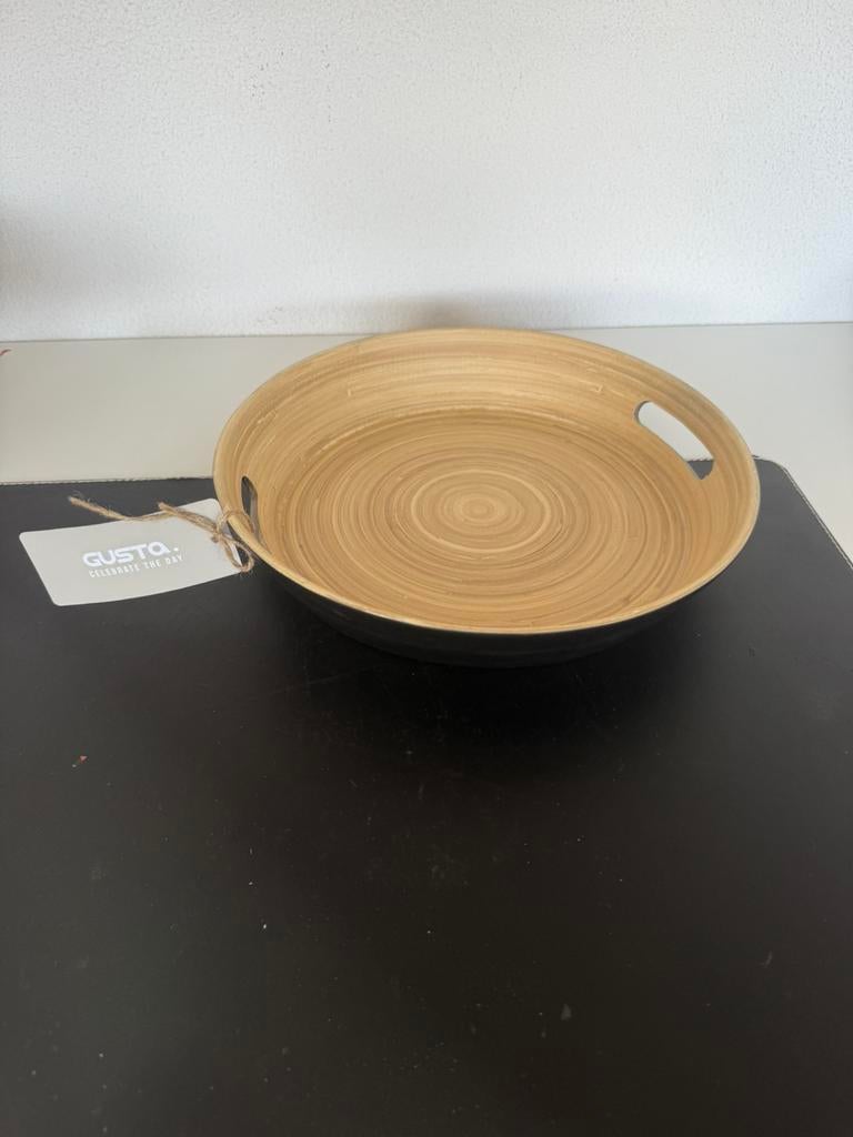 Gusta dienblad, Huis en Inrichting, Woonaccessoires | Dienbladen, Ophalen of Verzenden, Nieuw, Rond, Overige materialen