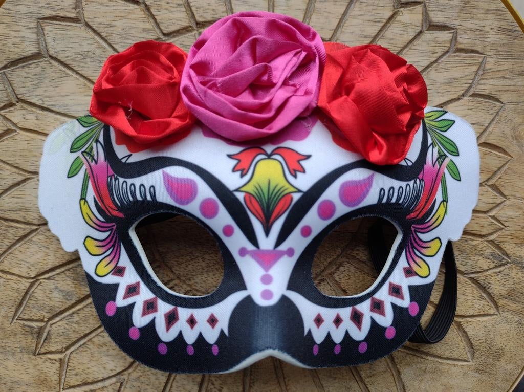 Frida Kahlo Dag van de Doden Masker carnaval, Kleding | Dames, Carnavalskleding en Feestkleding, Nieuw, Accessoires, Carnaval