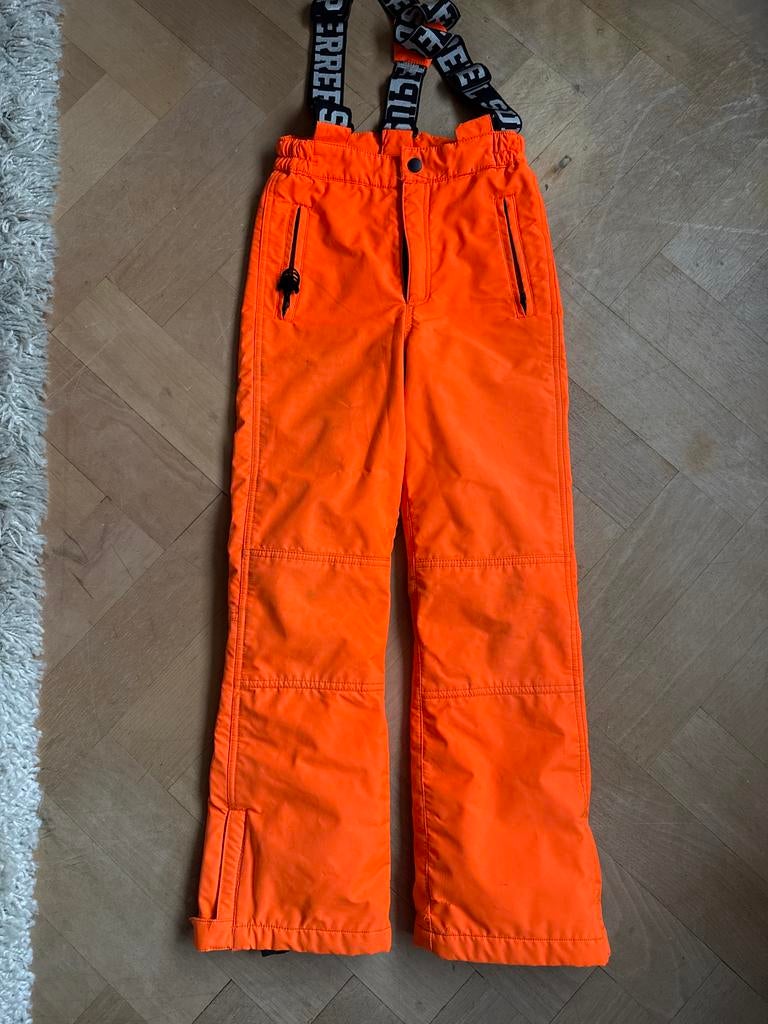 Oranje Skibroek Maat 140, Jongen of Meisje, Ophalen of Verzenden, Zo goed als nieuw, Maat 140