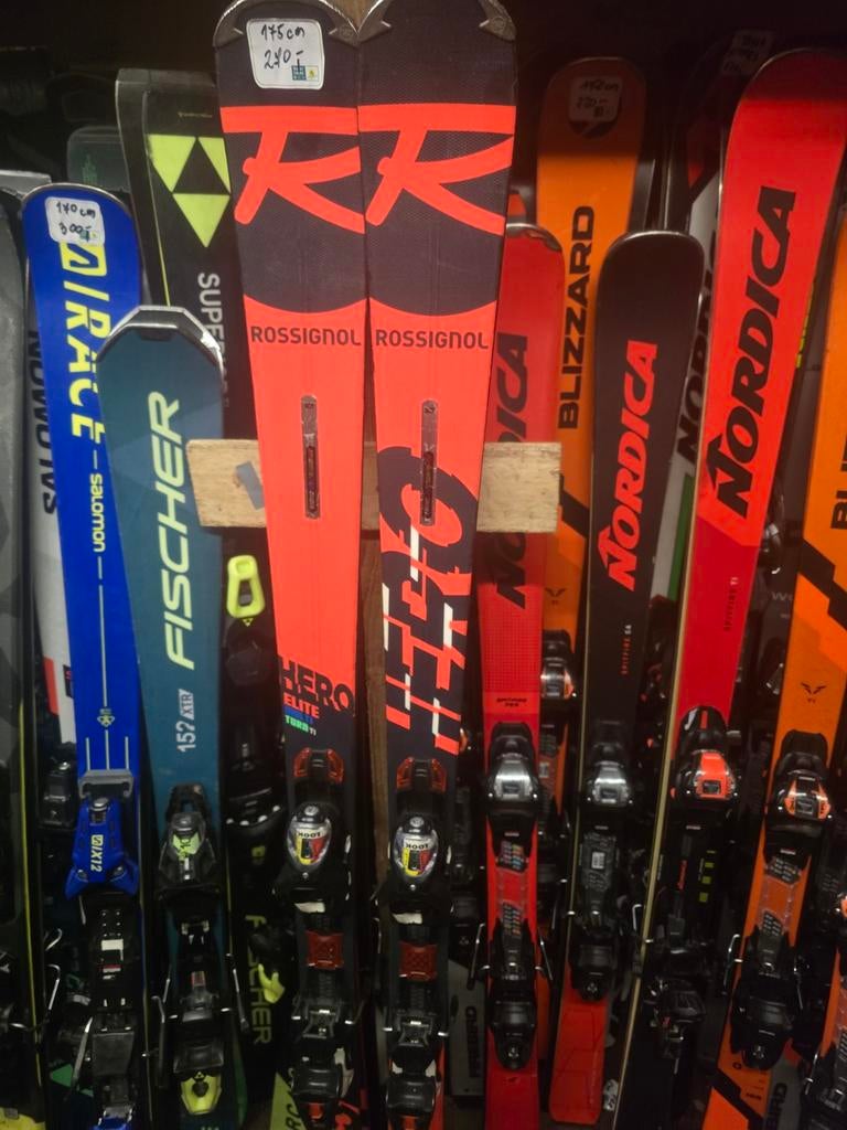175cm ROSSIGNOL HERO ELITE MULTI TURN, 160 tot 180 cm, Rossignol, Ophalen of Verzenden, Zo goed als nieuw