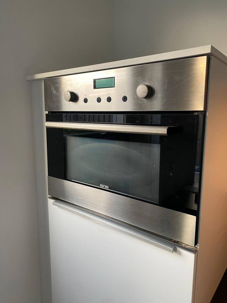 Nette Complete Hoekkeuken Hoogglans Wit + GEDEMONTEERD, Ophalen of Verzenden, Wit, Hoekkeuken