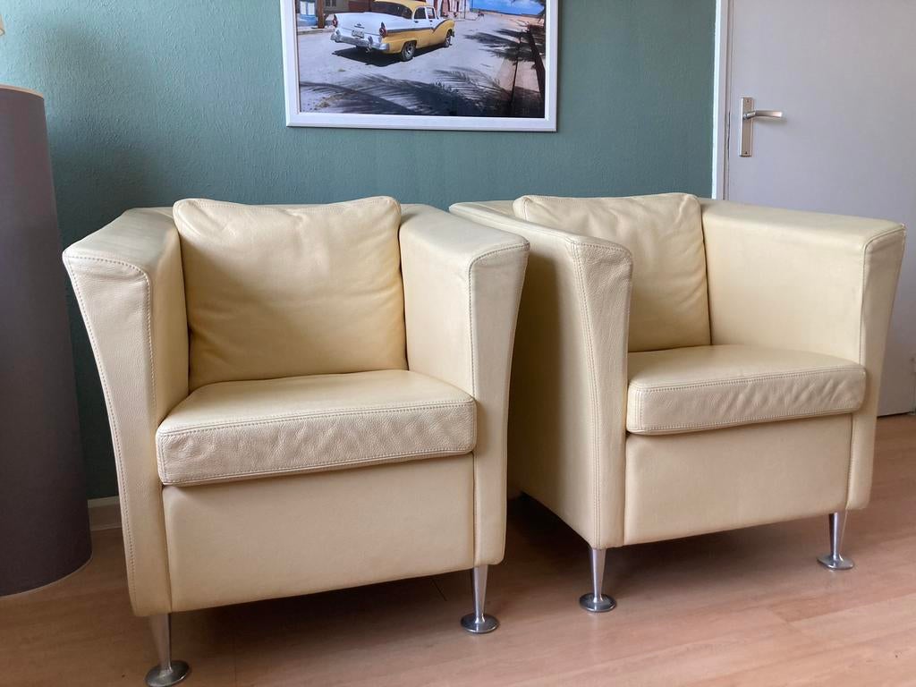 2 x molinari fauteuils in nieuwstaat, Ophalen, Zo goed als nieuw, 75 tot 100 cm, 50 tot 75 cm